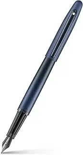 [Sheaffer] VFM Fountain Pen | E9429 Matt Blue with Black Trims with PVD | Fine Nib with Converter | Premium Fountain Pen