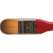 United #1727 Synthetic Sable Watercolor Brush Oval Wash 1"