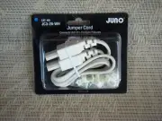 Juno JC3-26-WH Pro-Series Jumper Cord for Under Cabinet Lighting Black Package