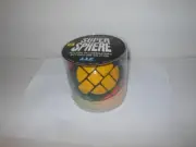 NEW 1980s ORIGINAL JAR SUPER SPHERE RUBIKS CUBE BALL PUZZLE W/ CLEAR TUBE LABEL