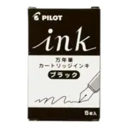 Pilot Fountain Pen Cartridge Ink Black IRF-5S-B 2 Boxes (10 Cartridges) New
