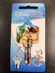 DISNEY WOODY & BUZZ LIGHTYEAR PRINTED SCHLAGE SC1 KEYBLANK - READ DETAILS BELOW