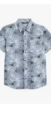 NWT Travis Mathew Caveat Button Down Shirt Size Mens Large