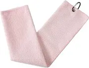 Pink Waffle Gym Towel