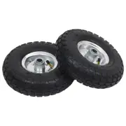 Heavy Duty Rubber Sack Truck Wheels 4103504 Trolley Replacement Tires 2 Pack