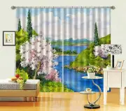 3D Sky woods 57 Blockout Photo Curtain Printing Curtains Drapes Fabric Window AU