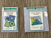 June Tailor Quilt rulers square 4.5 and 6.5 inch patterns coaster pincushion