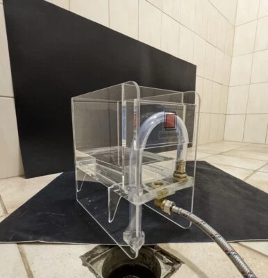 Gravity Based Drainage Large Format Film Washer 4x5" For 8 - 12 Sheets