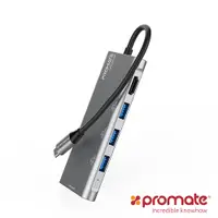 在飛比找PChome24h購物優惠-Promate USB-C to HDMI 綜合高速集線器(