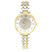 Roberto Carati Charli Crystal Two Tone Silver and Gold Women's Watch M9086-V2