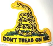 DON'T TREAD ON ME (3") Pro Gun Pro-Trump Biker Patch P3111 E