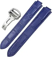 [SKXMOD] Genuine Leather Watchband 14mm 16mm 18mm 20mm 22mm For Ballon Bleu De Cartier Convex Type Colorful Calfskin Watch Strap