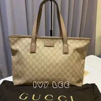 在飛比找PopChill優惠-[二手] GUCCI 211137 經典雙G緹花防水PVC拉