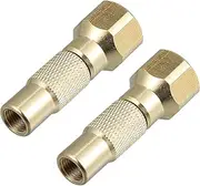 X AUTOHAUX 2pcs Car Tire Chuck Screw on Adapter Air Chuck Tire Inflator Compressor Pump Connect Accessories