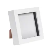 Nicola Spring Box Picture Glass Photo Frame, Standing & Hanging - for 4x4" (10x10cm) Photos