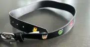 Disney Marvel Kids Belt Super Heroes Heads Thor Hulk Iron Man Black LARGE NEW