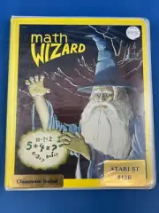 Math Wizard Atari ST ~ Unicorn ~ Brand New ~ Original Shrink Wrap ~ 1986 ~