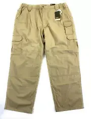 NWT 5.11 Tactical Men's Taclite Pro Ripstop Khaki Brown Cargo Pants 44x30