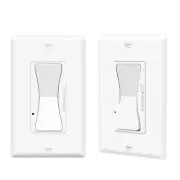 LED Decora Rocker Dimmer, Single & 3-Way Switch, CFL 600W / LED 3W-150W / 2 Pack