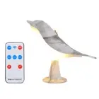 LED Nightstand Lamp Touch Sensor Magpie Shape Night Light for College Dorm Room