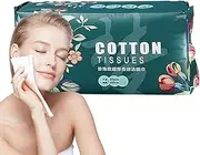 Facial Cotton Tissue - Thick Face Paper Towel Pearl Pattern Design | Hygienic Face Tissue, Safe Cotton Wipes for Sensitive Skin, Makeup Remover, Adult