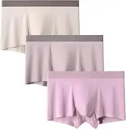 [Maiyifu-GJ] 3 Pack Mens Moisture-Wicking Boxer Briefs Soft Breathable Underwear Trunks Lightweight Comfortable Underpants, Color33, Medium, Color33, Medium