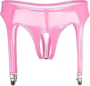 [GRRKDFQ] Women's Erotic, Chemises & Negligees Crotchless Panties with Garter Clips Thong Lingerie