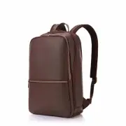 Samsonite Classic Leather 14.1 Inch Laptop Backpack Chocolate