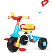 KRIDDO 2 in 1 Kids Tricycles Age 18 Month to 3 Years, Gift Toddler Tricycles ...