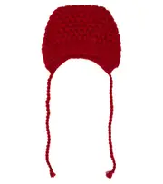 [Caramel] Caramel Bobble wool-blend hat M beige