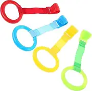 CIMAXIC Small Stand Ring Handle 8pcs Crib Pull Rings Tiny Supply for Safety Stand Ring Easy to Use Carry
