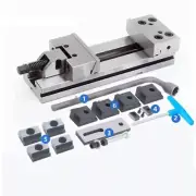High Precision Manual Flat Vise Tool Vise for CNC Grinding and Milling Machines