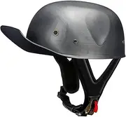 Motorcycle Helmets Baseball Style Cap DOT Approved for Adults Men Women, Vintage Retro Half Face Helmet for Scooter Moped Chopper Street Cruiser Jet Helmet