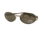 Sunglasses Men Lozza SL 1264 Woman Vintage Ages 90 Gold Metal Made IN Italy