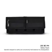 4 Slot Camera Battery + Card Pouch Bag Holder fr Canon EOS R RP 5DM4 5DM3 6DM2