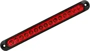 Car Rear Light Assemblies 1 Piece 24V LED Car Light Bar 12V Red Third Brake Light Rear Light Signal Side Marker Turn Signal Stop Trailer Lights(WHITE)