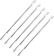 CIYODO Home Restaurant Crab Eating Tools Set Pcs Stainless Steel Crab Fork Seafood Picks Nutcracker Needle