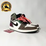 耐吉 NIKE AIR JORDAN 1 RETRO HIGH OG 手工製作棕色白色黑色紫色 A5