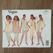Vogue Sewing Pattern 1122 Very Easy Misses' Jacket, Dress, Top, Skirt & Pants