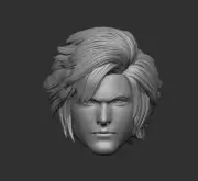 Clive Rosfield custom head for video game action figures