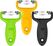 Corn Peeler, Stripper, Cob Peeling Tool, Stainless Steel Blades 3-Pack