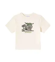 [Burberry Kids] Burberry Kids Snail logo cotton jersey T-shirt Y 14 yellow