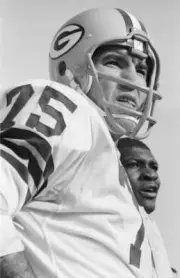 Green Bay Packers Forrest Gregg on sidelines during game vs San Fr- Old Photo