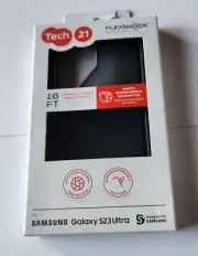 NEW Tech21 EVO CHECK Case for Samsung Galaxy S23 Ultra SMOKEY BLACK