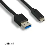 Kentek 1.5' USB TypeC to TypeA 3.1 GEN2 10G Cord for Pixel Samsung Galaxy S8 S8+