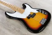 Tagima Guitars TW-66 Electric Bass Guitar, White Pickguard, Sunburst TW66