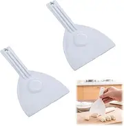 Set of 2 Pizza spatulas, Dough Spatula, Pizza Spatula, Dough Spatula, Flexible Dough Spatula, Pizza, Pizza Dough Spatula, Suitable for Dough Cakes, Pizza, Baking, with Hanging Holes
