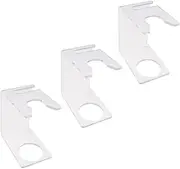 Healvian 3Pcs Razor Holder Durable Brush Racks with Non Slip Base Space Saving Design for Bathroom Countertop Organization