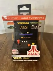 My Arcade DGUNL-7013 Atari Micro Player Pro Portable Retro Arcade 100 Games-New