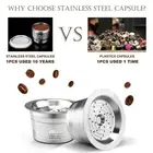 H Stainless Steel Reusable Coffee Capsules Reusable Coffee Capsule Cup New
